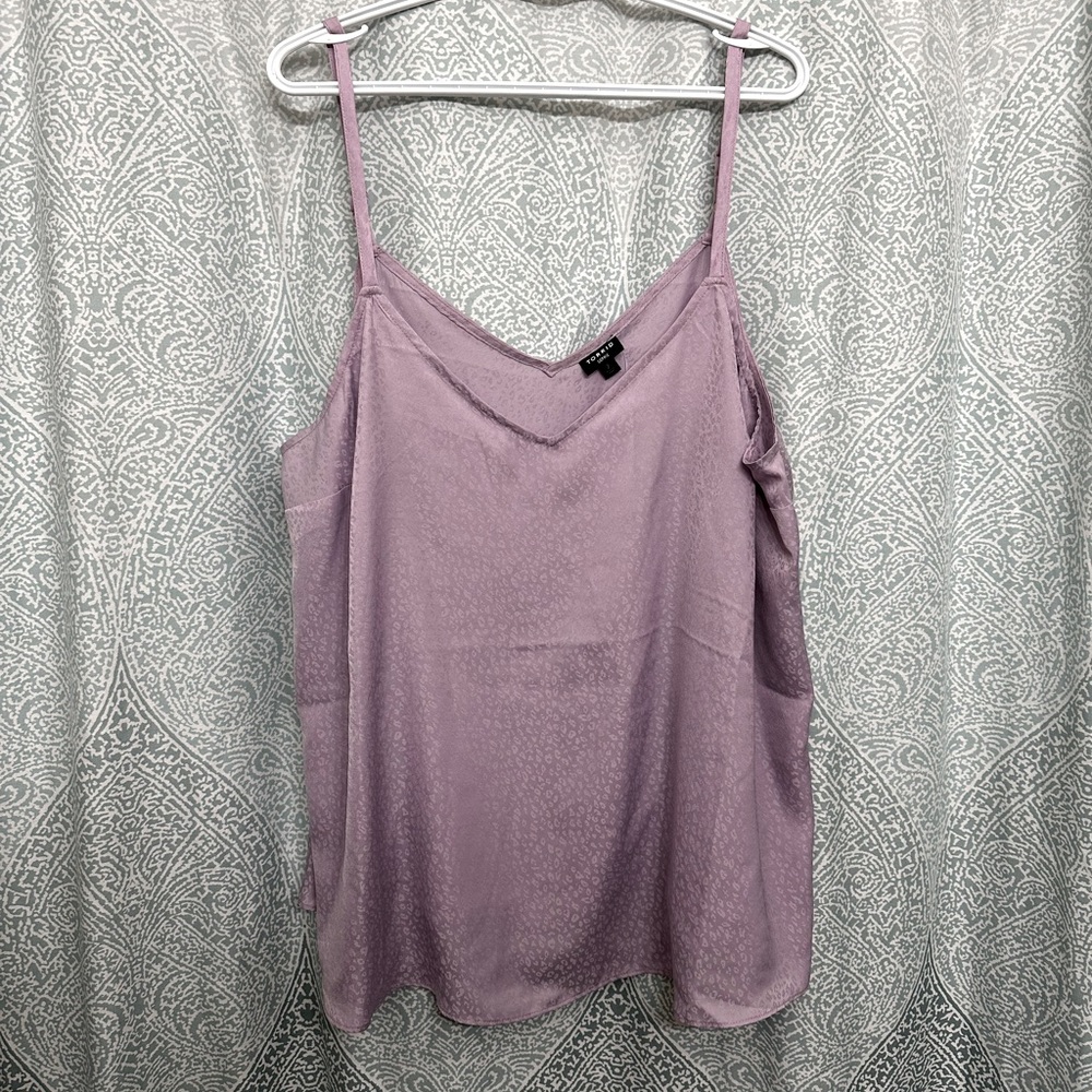 NWT Torrid Lavender Purple Leopard Print Sophie Camisole Sz 2